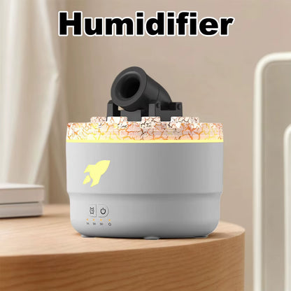 Cannon Blast Aroma Humidifier Volcanic Crack Light Oil Diffuser Cannon Blast Turret Aromatherapy Humidifier Aromatherapy Diffuse